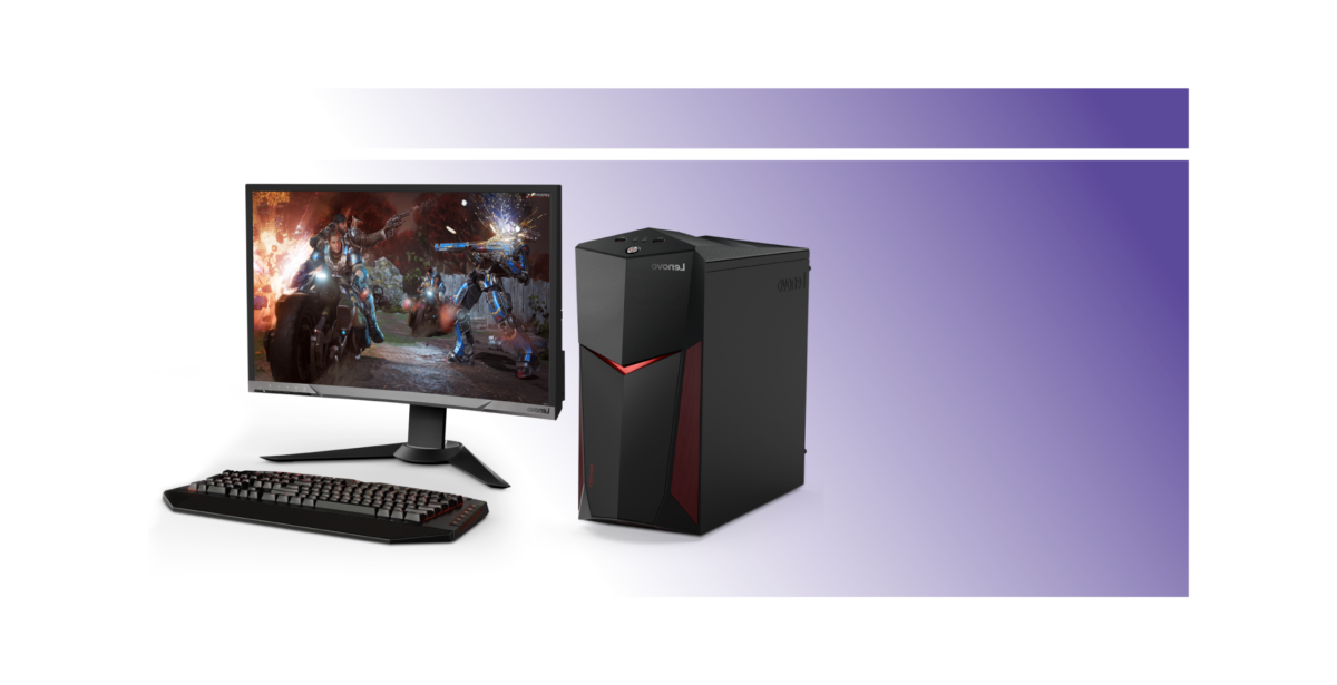 Computadora de escritorio con monitor para alquiler